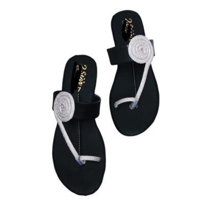 Stylish Women's Casual PVC Flats - 1 Pair